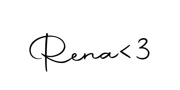 This is the best signature style for the Rena<3 name. Also you like these signature font (Autography-DOLnW). Mix name signature. Rena<3 signature style 10 images and pictures png