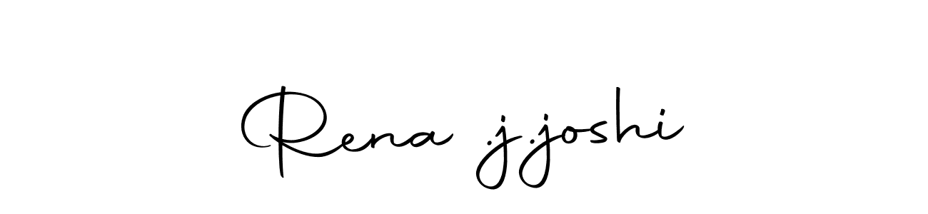 How to make Rena .j.joshi signature? Autography-DOLnW is a professional autograph style. Create handwritten signature for Rena .j.joshi name. Rena .j.joshi signature style 10 images and pictures png