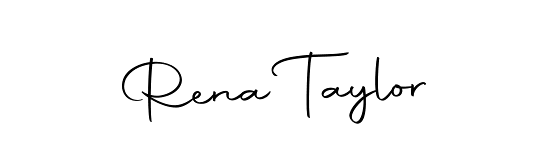 Make a beautiful signature design for name Rena Taylor. Use this online signature maker to create a handwritten signature for free. Rena Taylor signature style 10 images and pictures png