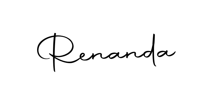 Similarly Autography-DOLnW is the best handwritten signature design. Signature creator online .You can use it as an online autograph creator for name Renanda. Renanda signature style 10 images and pictures png