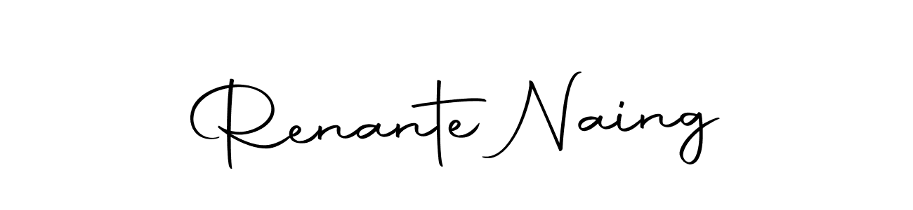 The best way (Autography-DOLnW) to make a short signature is to pick only two or three words in your name. The name Renante Naing include a total of six letters. For converting this name. Renante Naing signature style 10 images and pictures png