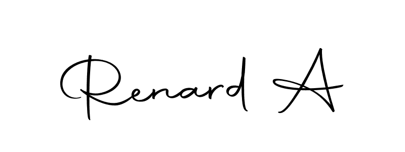 Once you've used our free online signature maker to create your best signature Autography-DOLnW style, it's time to enjoy all of the benefits that Renard A name signing documents. Renard A signature style 10 images and pictures png