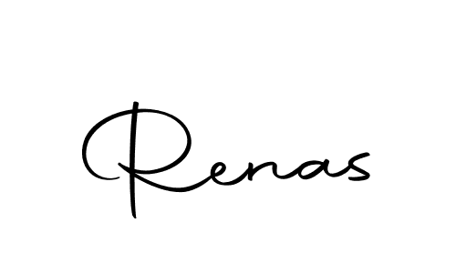 Renas stylish signature style. Best Handwritten Sign (Autography-DOLnW) for my name. Handwritten Signature Collection Ideas for my name Renas. Renas signature style 10 images and pictures png