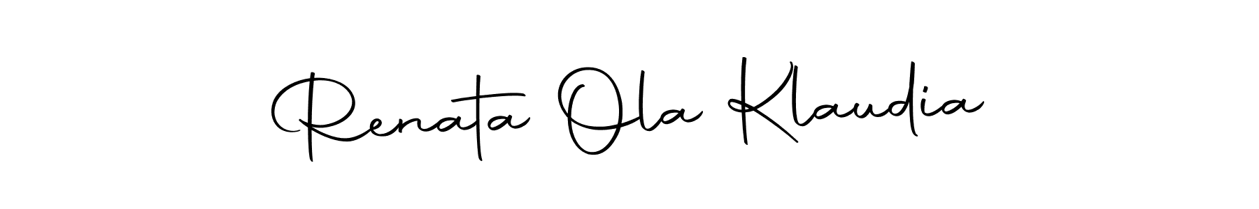 Also You can easily find your signature by using the search form. We will create Renata Ola Klaudia name handwritten signature images for you free of cost using Autography-DOLnW sign style. Renata Ola Klaudia signature style 10 images and pictures png