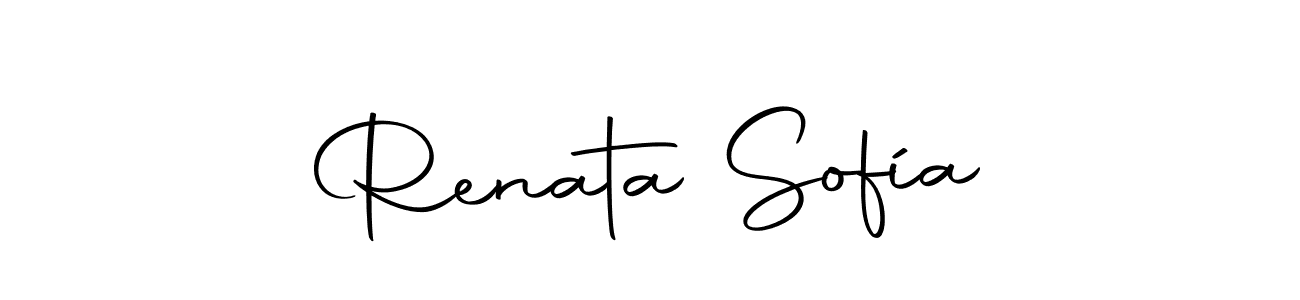 Make a beautiful signature design for name Renata Sofía. Use this online signature maker to create a handwritten signature for free. Renata Sofía signature style 10 images and pictures png