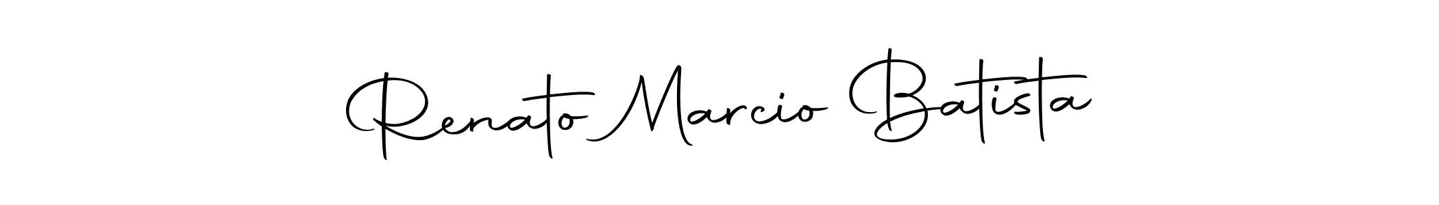 Create a beautiful signature design for name Renato Marcio Batista. With this signature (Autography-DOLnW) fonts, you can make a handwritten signature for free. Renato Marcio Batista signature style 10 images and pictures png