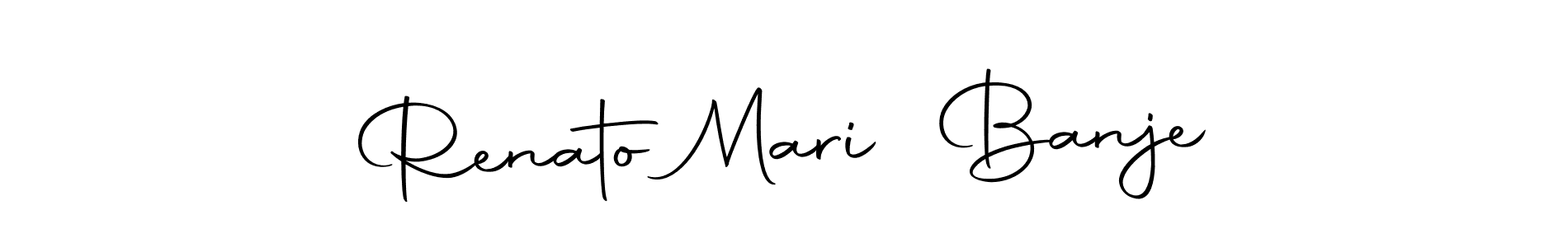 Use a signature maker to create a handwritten signature online. With this signature software, you can design (Autography-DOLnW) your own signature for name Renato Marić Banje. Renato Marić Banje signature style 10 images and pictures png