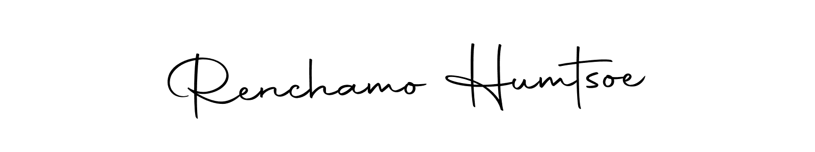 Create a beautiful signature design for name Renchamo Humtsoe. With this signature (Autography-DOLnW) fonts, you can make a handwritten signature for free. Renchamo Humtsoe signature style 10 images and pictures png