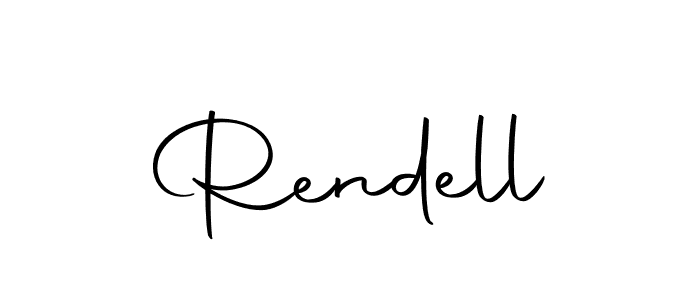 Make a beautiful signature design for name Rendell. With this signature (Autography-DOLnW) style, you can create a handwritten signature for free. Rendell signature style 10 images and pictures png