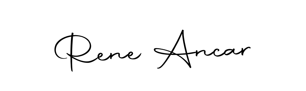 Design your own signature with our free online signature maker. With this signature software, you can create a handwritten (Autography-DOLnW) signature for name Rene Ancar. Rene Ancar signature style 10 images and pictures png