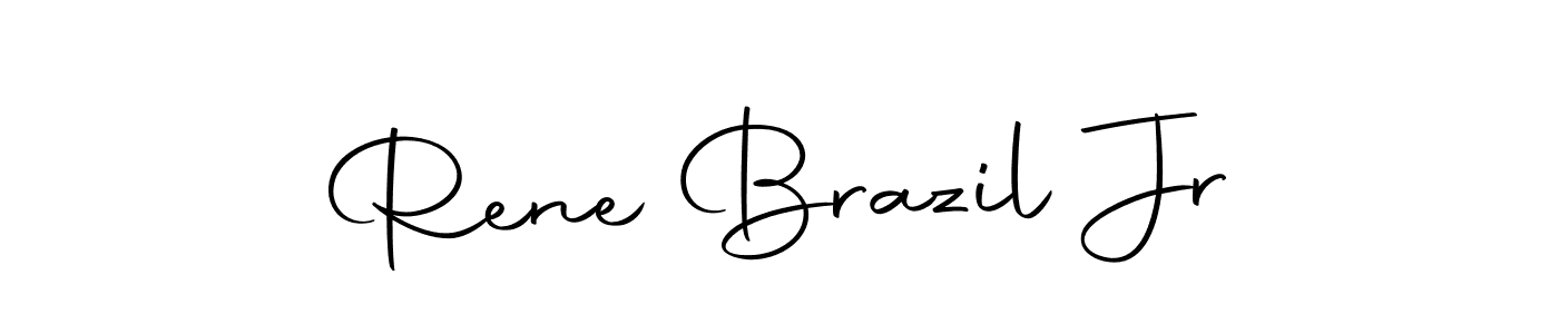 Autography-DOLnW is a professional signature style that is perfect for those who want to add a touch of class to their signature. It is also a great choice for those who want to make their signature more unique. Get Rene Brazil Jr name to fancy signature for free. Rene Brazil Jr signature style 10 images and pictures png