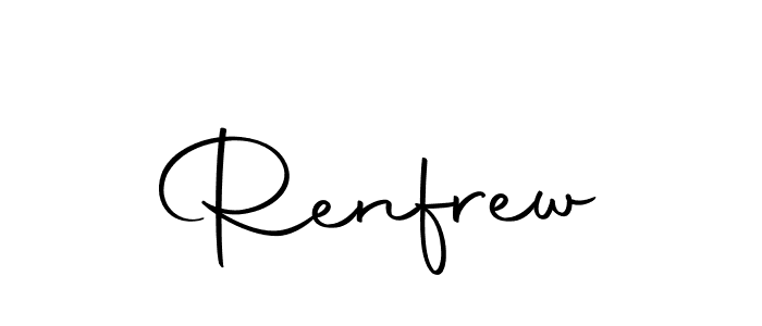 Make a beautiful signature design for name Renfrew. Use this online signature maker to create a handwritten signature for free. Renfrew signature style 10 images and pictures png
