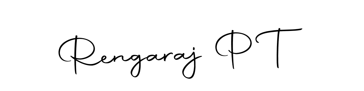 Design your own signature with our free online signature maker. With this signature software, you can create a handwritten (Autography-DOLnW) signature for name Rengaraj P T. Rengaraj P T signature style 10 images and pictures png