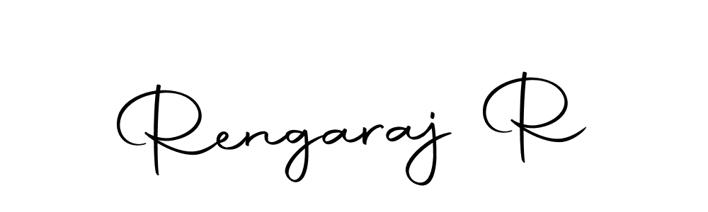 Design your own signature with our free online signature maker. With this signature software, you can create a handwritten (Autography-DOLnW) signature for name Rengaraj R. Rengaraj R signature style 10 images and pictures png