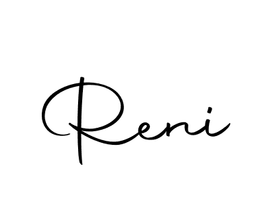 Use a signature maker to create a handwritten signature online. With this signature software, you can design (Autography-DOLnW) your own signature for name Reni. Reni signature style 10 images and pictures png