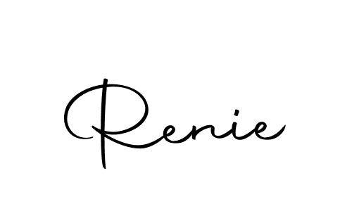 Design your own signature with our free online signature maker. With this signature software, you can create a handwritten (Autography-DOLnW) signature for name Renie. Renie signature style 10 images and pictures png