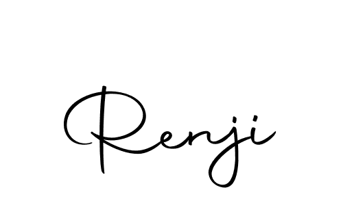 You should practise on your own different ways (Autography-DOLnW) to write your name (Renji) in signature. don't let someone else do it for you. Renji signature style 10 images and pictures png