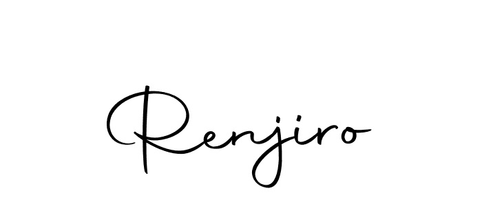 You should practise on your own different ways (Autography-DOLnW) to write your name (Renjiro) in signature. don't let someone else do it for you. Renjiro signature style 10 images and pictures png