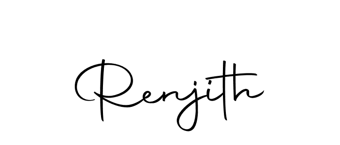 Also we have Renjith name is the best signature style. Create professional handwritten signature collection using Autography-DOLnW autograph style. Renjith signature style 10 images and pictures png