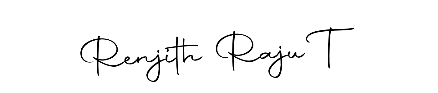 This is the best signature style for the Renjith Raju T name. Also you like these signature font (Autography-DOLnW). Mix name signature. Renjith Raju T signature style 10 images and pictures png