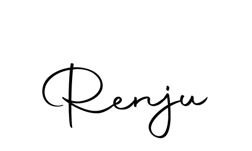 You should practise on your own different ways (Autography-DOLnW) to write your name (Renju) in signature. don't let someone else do it for you. Renju signature style 10 images and pictures png