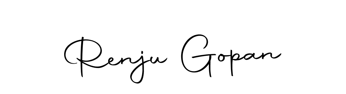 You should practise on your own different ways (Autography-DOLnW) to write your name (Renju Gopan) in signature. don't let someone else do it for you. Renju Gopan signature style 10 images and pictures png