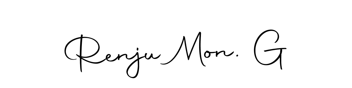 Similarly Autography-DOLnW is the best handwritten signature design. Signature creator online .You can use it as an online autograph creator for name Renju Mon. G. Renju Mon. G signature style 10 images and pictures png