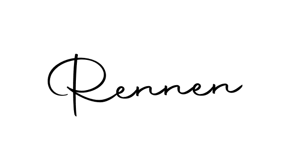 Design your own signature with our free online signature maker. With this signature software, you can create a handwritten (Autography-DOLnW) signature for name Rennen. Rennen signature style 10 images and pictures png