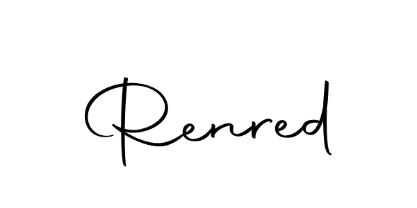 if you are searching for the best signature style for your name Renred. so please give up your signature search. here we have designed multiple signature styles  using Autography-DOLnW. Renred signature style 10 images and pictures png