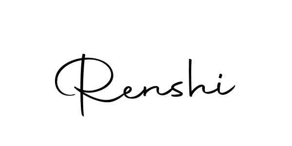 Similarly Autography-DOLnW is the best handwritten signature design. Signature creator online .You can use it as an online autograph creator for name Renshi. Renshi signature style 10 images and pictures png