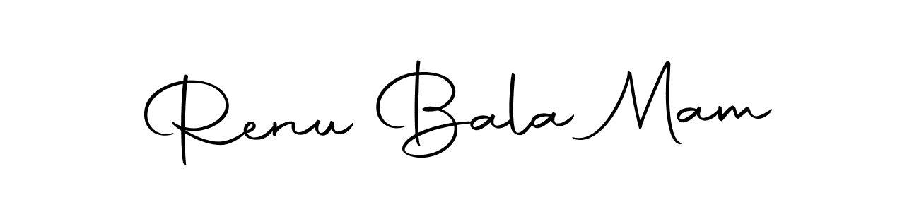 Make a beautiful signature design for name Renu Bala Mam. With this signature (Autography-DOLnW) style, you can create a handwritten signature for free. Renu Bala Mam signature style 10 images and pictures png