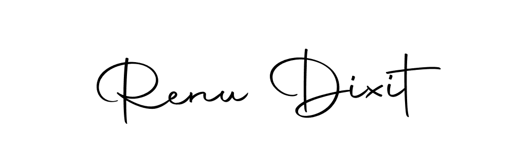 Make a beautiful signature design for name Renu Dixit. Use this online signature maker to create a handwritten signature for free. Renu Dixit signature style 10 images and pictures png