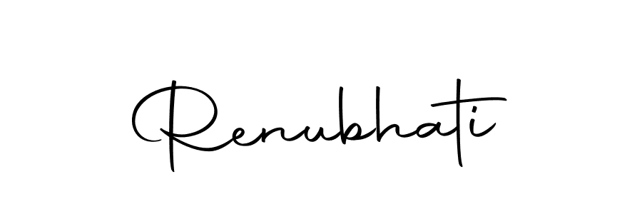 Make a beautiful signature design for name Renubhati. With this signature (Autography-DOLnW) style, you can create a handwritten signature for free. Renubhati signature style 10 images and pictures png