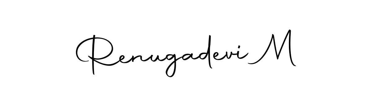 Autography-DOLnW is a professional signature style that is perfect for those who want to add a touch of class to their signature. It is also a great choice for those who want to make their signature more unique. Get Renugadevi M name to fancy signature for free. Renugadevi M signature style 10 images and pictures png