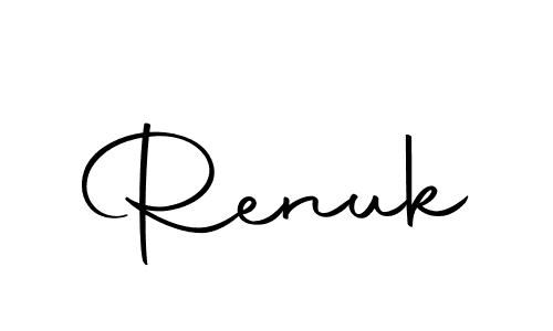 Make a beautiful signature design for name Renuk. With this signature (Autography-DOLnW) style, you can create a handwritten signature for free. Renuk signature style 10 images and pictures png