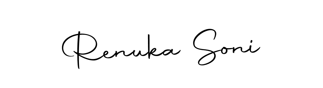 if you are searching for the best signature style for your name Renuka Soni. so please give up your signature search. here we have designed multiple signature styles  using Autography-DOLnW. Renuka Soni signature style 10 images and pictures png
