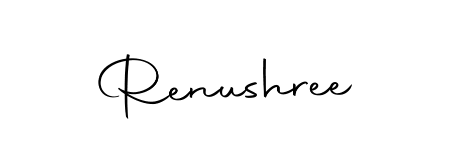 Make a beautiful signature design for name Renushree. Use this online signature maker to create a handwritten signature for free. Renushree signature style 10 images and pictures png