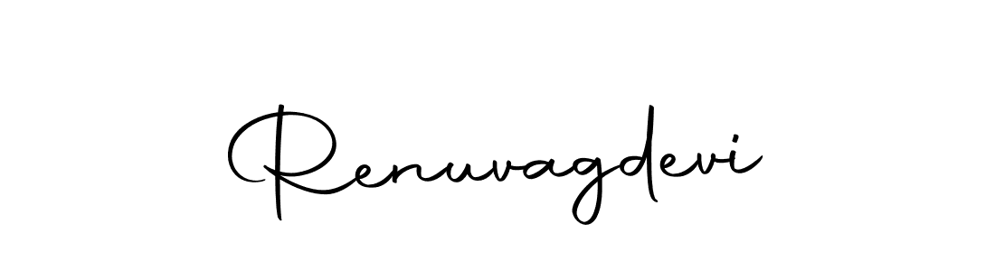 Use a signature maker to create a handwritten signature online. With this signature software, you can design (Autography-DOLnW) your own signature for name Renuvagdevi. Renuvagdevi signature style 10 images and pictures png