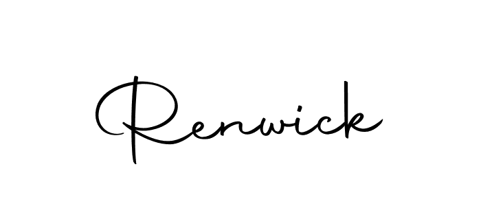 Use a signature maker to create a handwritten signature online. With this signature software, you can design (Autography-DOLnW) your own signature for name Renwick. Renwick signature style 10 images and pictures png