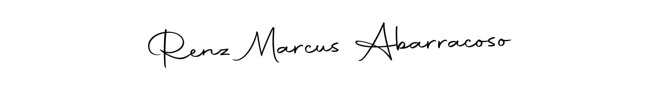 Renz Marcus Abarracoso stylish signature style. Best Handwritten Sign (Autography-DOLnW) for my name. Handwritten Signature Collection Ideas for my name Renz Marcus Abarracoso. Renz Marcus Abarracoso signature style 10 images and pictures png