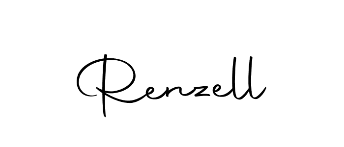 Use a signature maker to create a handwritten signature online. With this signature software, you can design (Autography-DOLnW) your own signature for name Renzell. Renzell signature style 10 images and pictures png