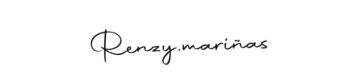 Design your own signature with our free online signature maker. With this signature software, you can create a handwritten (Autography-DOLnW) signature for name Renzy.mariñas. Renzy.mariñas signature style 10 images and pictures png