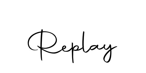 The best way (Autography-DOLnW) to make a short signature is to pick only two or three words in your name. The name Replay include a total of six letters. For converting this name. Replay signature style 10 images and pictures png