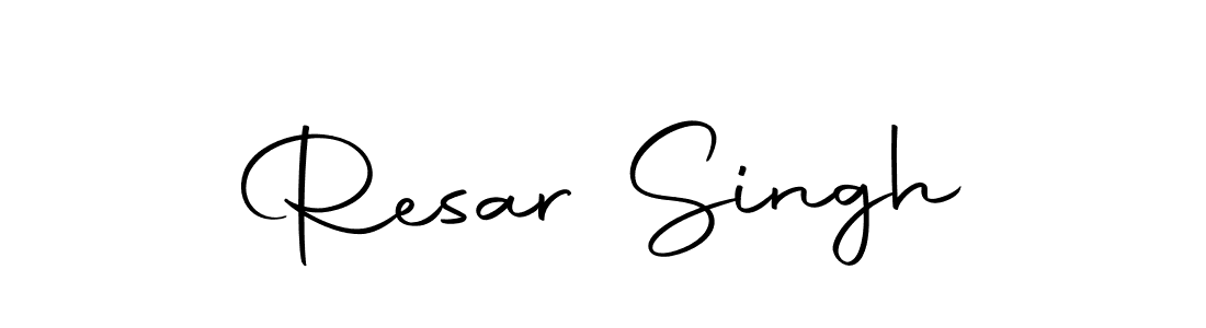 How to make Resar Singh signature? Autography-DOLnW is a professional autograph style. Create handwritten signature for Resar Singh name. Resar Singh signature style 10 images and pictures png