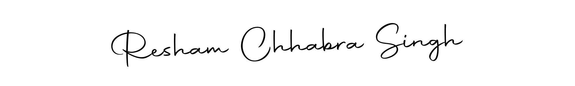 You should practise on your own different ways (Autography-DOLnW) to write your name (Resham Chhabra Singh) in signature. don't let someone else do it for you. Resham Chhabra Singh signature style 10 images and pictures png