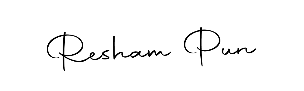 Also You can easily find your signature by using the search form. We will create Resham Pun name handwritten signature images for you free of cost using Autography-DOLnW sign style. Resham Pun signature style 10 images and pictures png