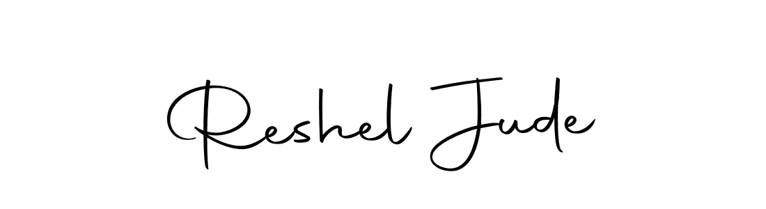 You can use this online signature creator to create a handwritten signature for the name Reshel Jude. This is the best online autograph maker. Reshel Jude signature style 10 images and pictures png