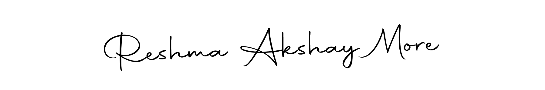 Make a short Reshma Akshay More signature style. Manage your documents anywhere anytime using Autography-DOLnW. Create and add eSignatures, submit forms, share and send files easily. Reshma Akshay More signature style 10 images and pictures png