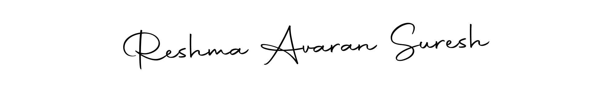 Make a beautiful signature design for name Reshma Avaran Suresh. With this signature (Autography-DOLnW) style, you can create a handwritten signature for free. Reshma Avaran Suresh signature style 10 images and pictures png