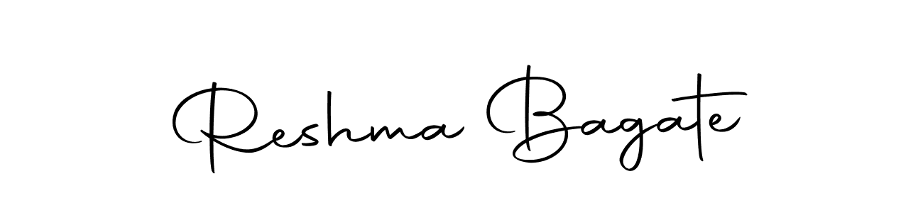 Create a beautiful signature design for name Reshma Bagate. With this signature (Autography-DOLnW) fonts, you can make a handwritten signature for free. Reshma Bagate signature style 10 images and pictures png